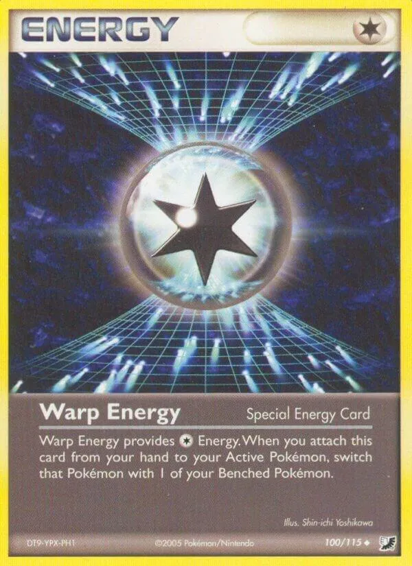 EX Unseen Forces 영어판 Warp Energy 100 카드 앞면