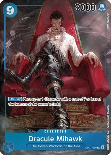 Dracule Mihawk OP01-070 · Parallel $48.30
