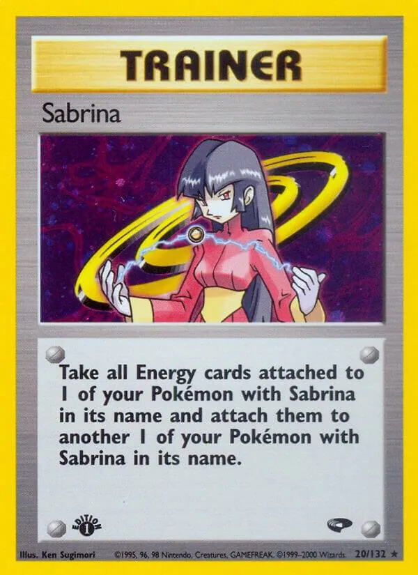 Gym Challenge 英語版 Sabrina 20 カード表面