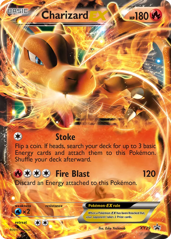 XY Black Star Promos 英語版 Charizard-EX XY29 カード表面