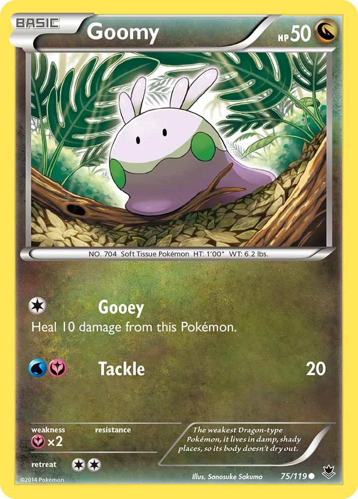 XY—Phantom Forces 英語版 Goomy 75 カード表面