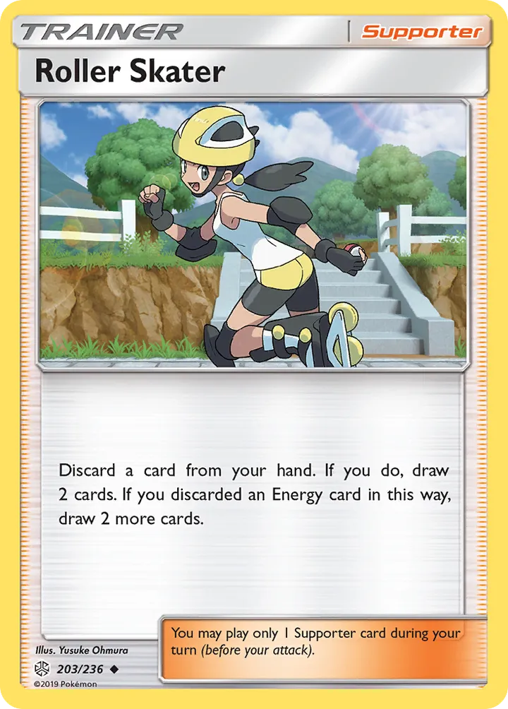 Sun & Moon—Cosmic Eclipse 英語版 Roller Skater 203 カード表面