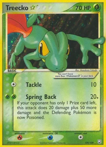Treecko ★ 109 $3,600.00