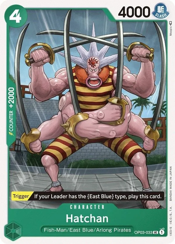 Pillars of Strength 영어판 Hatchan OP03-033 카드 앞면