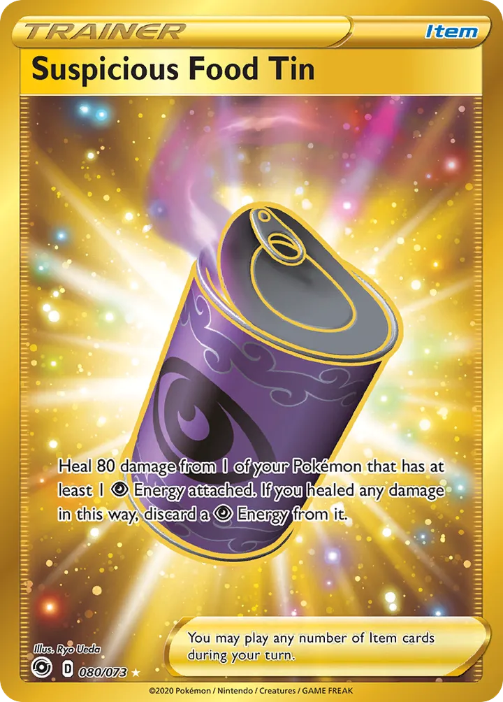 Champion's Path 英語版 Suspicious Food Tin 80 カード表面