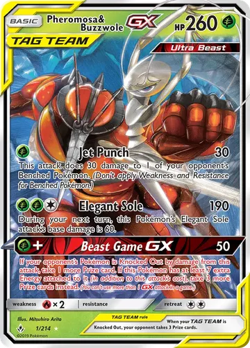 Pheromosa & Buzzwole-GX 1 $14.08