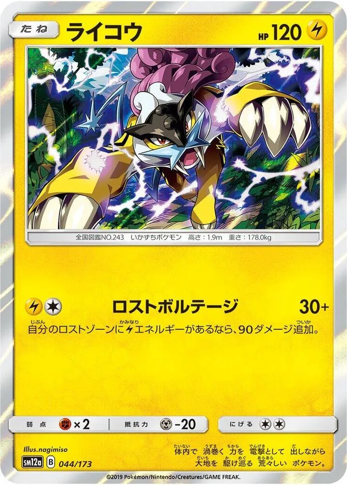 Front of Raikou 44, TAG TEAM GX タッグオールスターズ Japanese