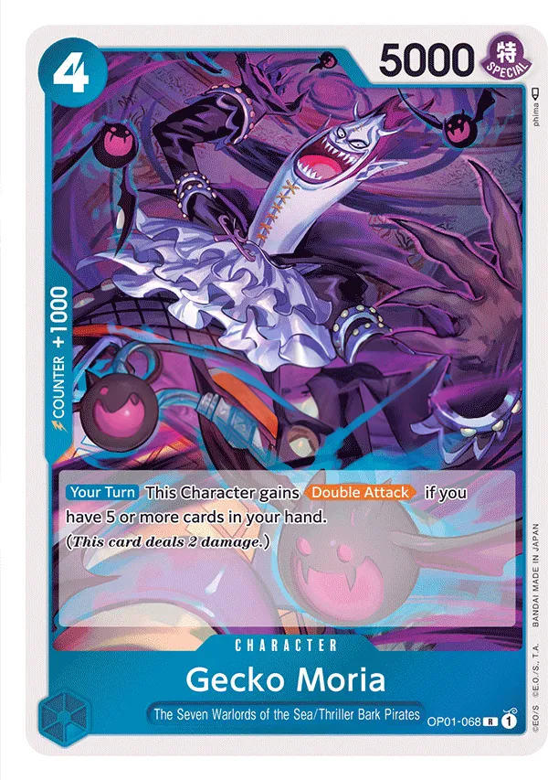 Romance Dawn 영어판 Gecko Moria OP01-068 카드 앞면