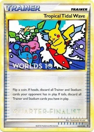 HGSS Black Star Promos 英語版 Tropical Tidal Wave HGSS18 · クォーターファイナリスト カード表面
