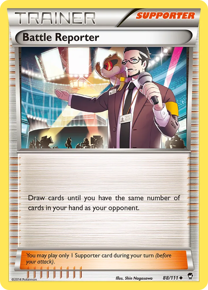 Front of Battle Reporter 88, XY—Furious Fists English
