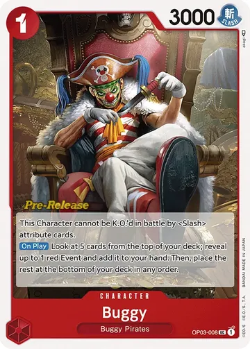 Buggy OP03-008 · Pre-Release $14.28