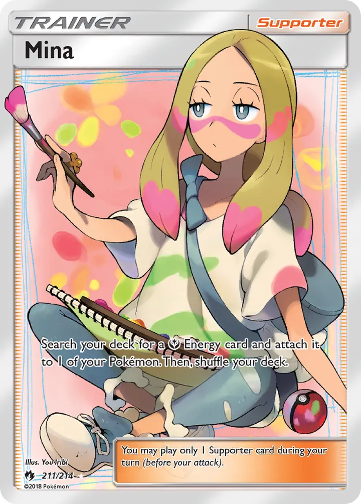 Sun & Moon—Lost Thunder 英語版 Mina 211 カード表面