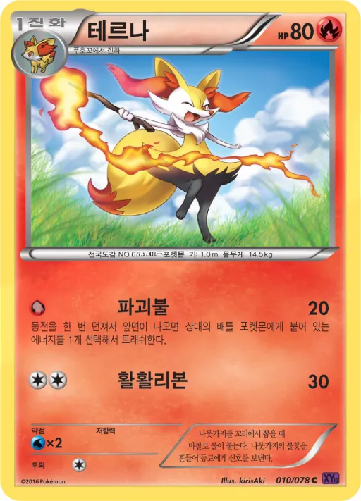 Front of 테르나 10, 초능력의 제왕 Korean