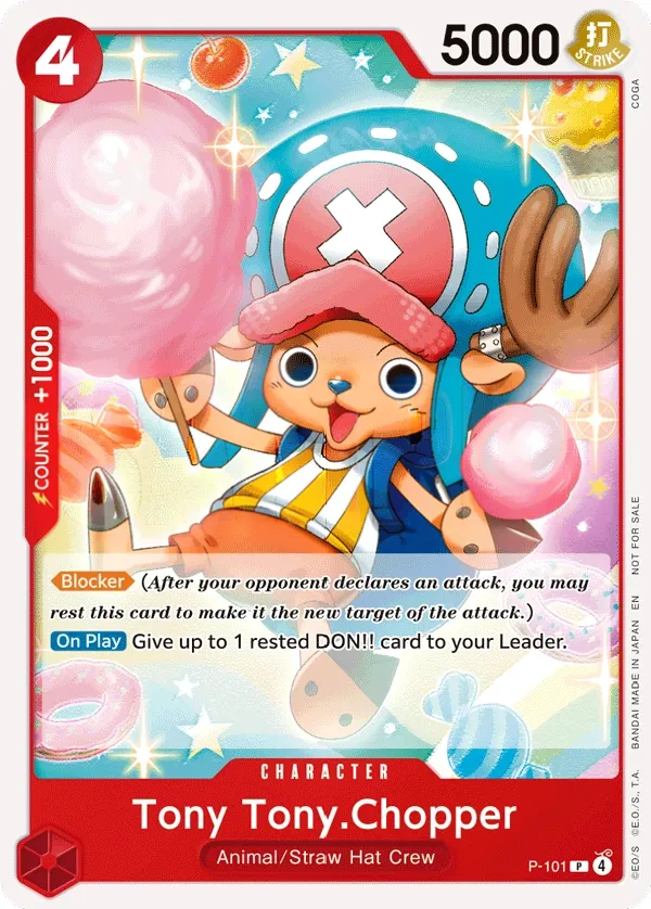 Promotion Cards 英語版 Tony Tony.Chopper P-101 カード表面