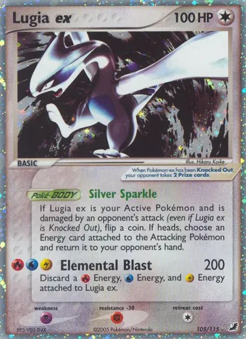 Lugia ex 105 $1,200.00