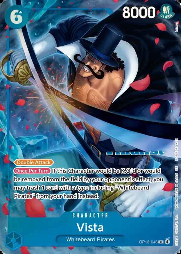 Carrying on His Will 英語版 Vista OP13-046 · チャンピオンシップ ファイナリスト カード表面