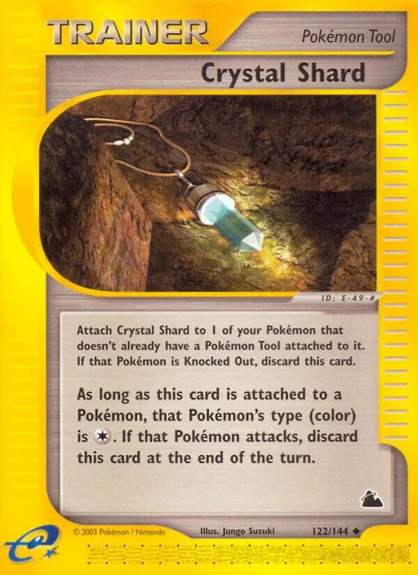 Skyridge 영어판 Crystal Shard 122 카드 앞면