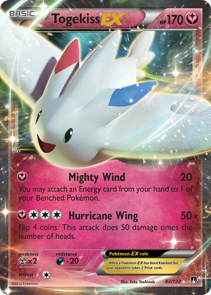 XY—BREAKpoint 영어판 Togekiss-EX 83 카드 앞면