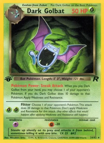 Dark Golbat 24 $6.52