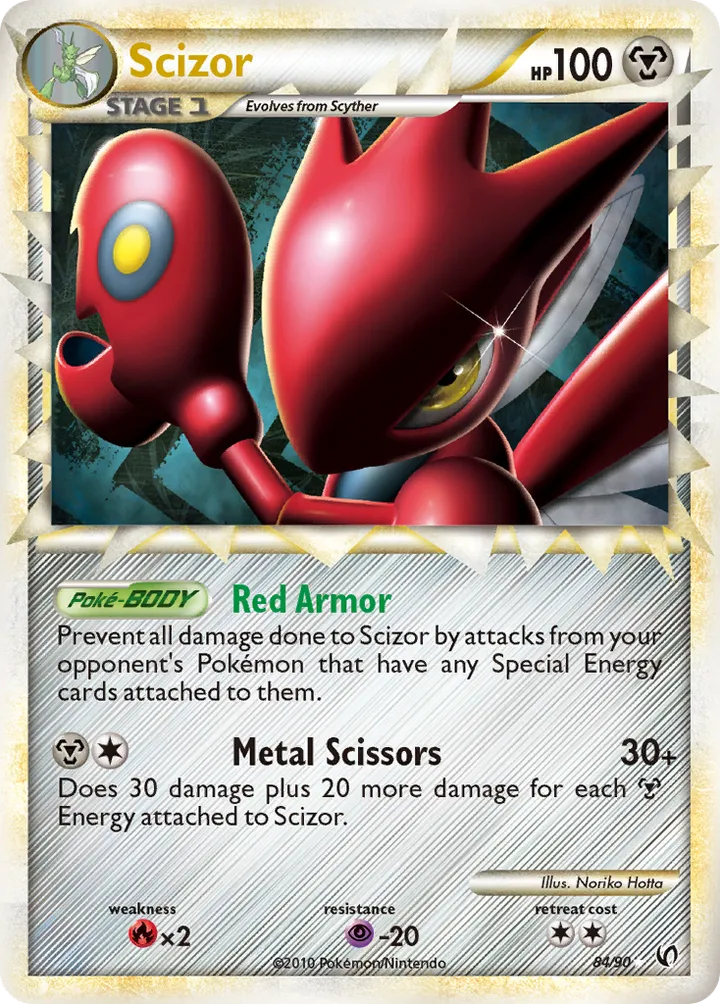 Front of Scizor 84, HS—Undaunted English
