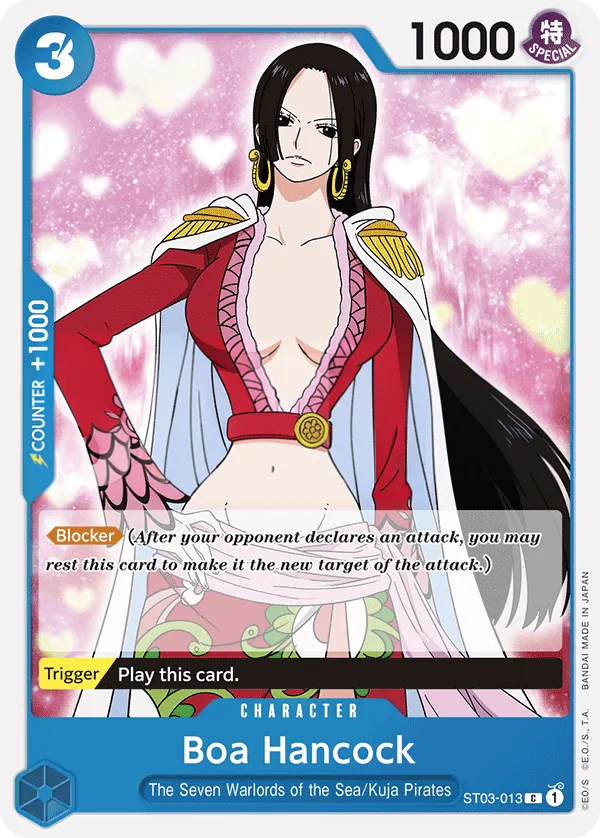The Seven Warlords of the Sea 英語版 Boa Hancock ST03-013 · 再録 カード表面