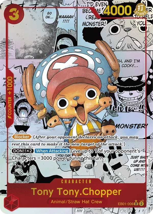 Memorial Collection 영어판 Tony Tony.Chopper EB01-006 · 재록 카드 앞면
