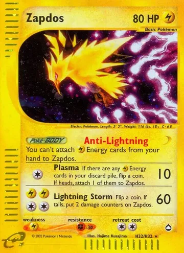 Zapdos H32 $349.99