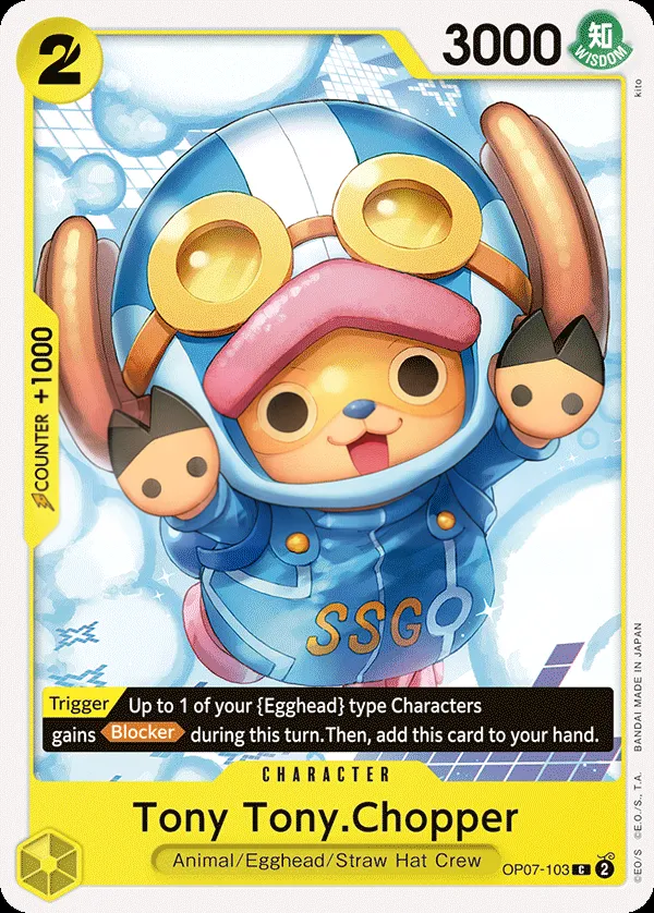 500 Years in the Future 영어판 Tony Tony.Chopper OP07-103 카드 앞면