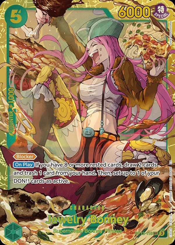 Legacy of the Master 영어판 Jewelry Bonney OP12-118 카드 앞면