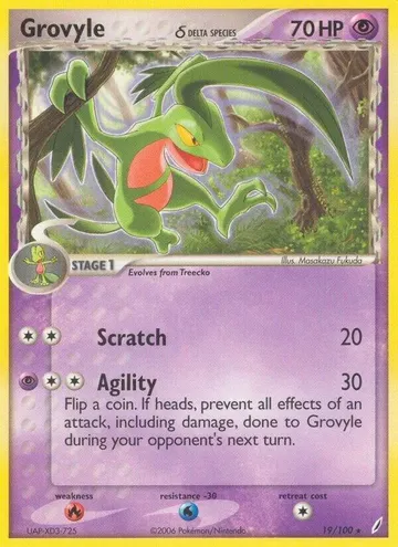 Grovyle (Delta Species) 19 ¥932
