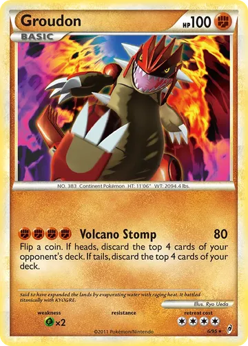 Groudon 6 ¥8,636