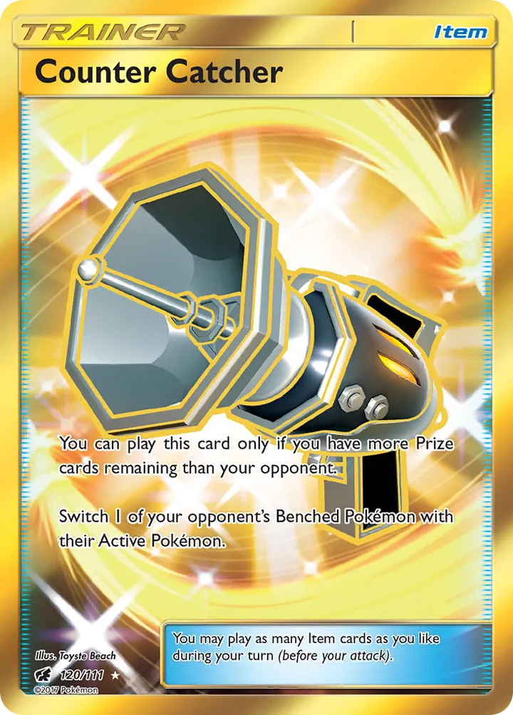 Sun & Moon—Crimson Invasion 영어판 Counter Catcher 120 카드 앞면