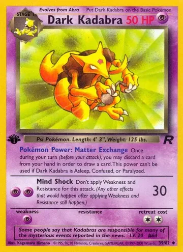 Dark Kadabra 39 $2.07