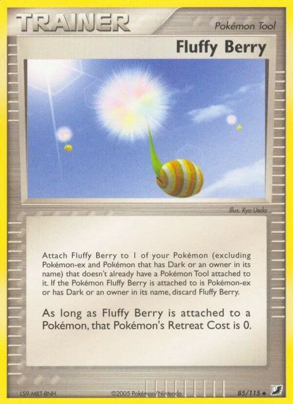 EX Unseen Forces 영어판 Fluffy Berry 85 카드 앞면