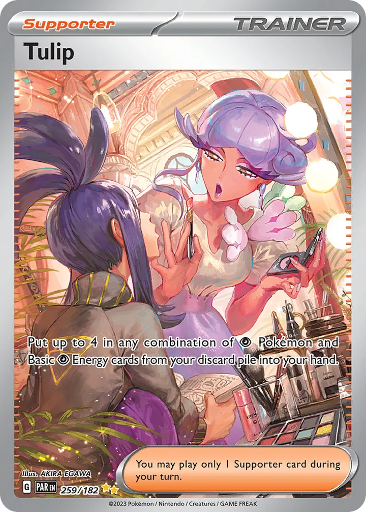 Scarlet & Violet—Paradox Rift 英語版 Tulip 259 カード表面