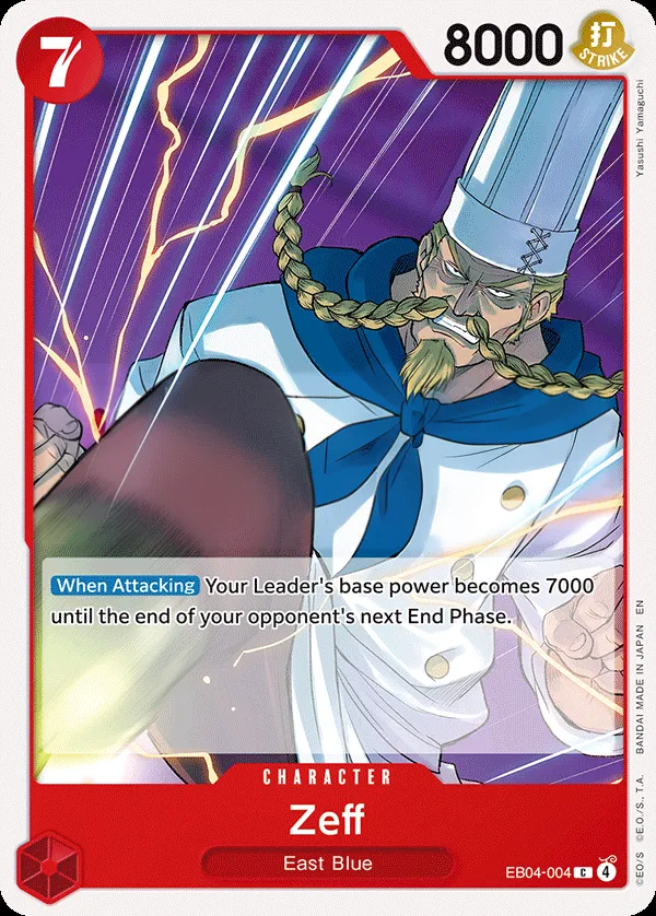 Egghead Crisis 영어판 Zeff EB04-004 카드 앞면