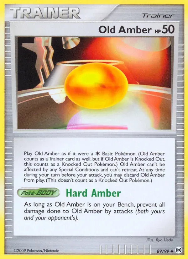 Platinum—Arceus 英語版 Old Amber 89 カード表面