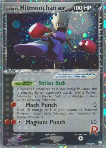 Rocket's Hitmonchan ex 98 $205.30
