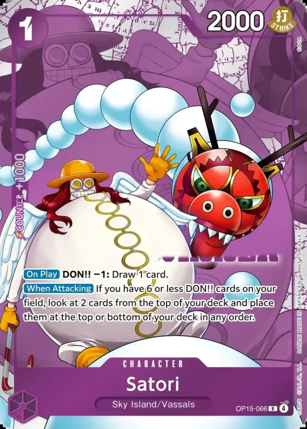Adventure on Kami's Island 영어판 Satori OP15-066 · 위너 카드 앞면