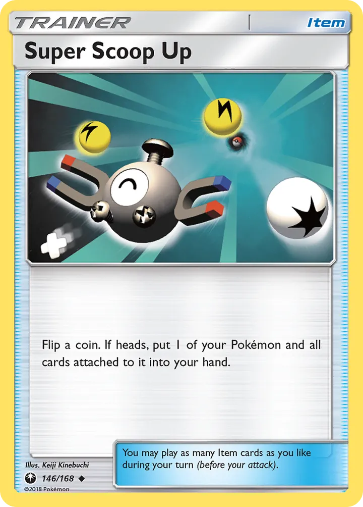 Sun & Moon—Celestial Storm 영어판 Super Scoop Up 146 카드 앞면