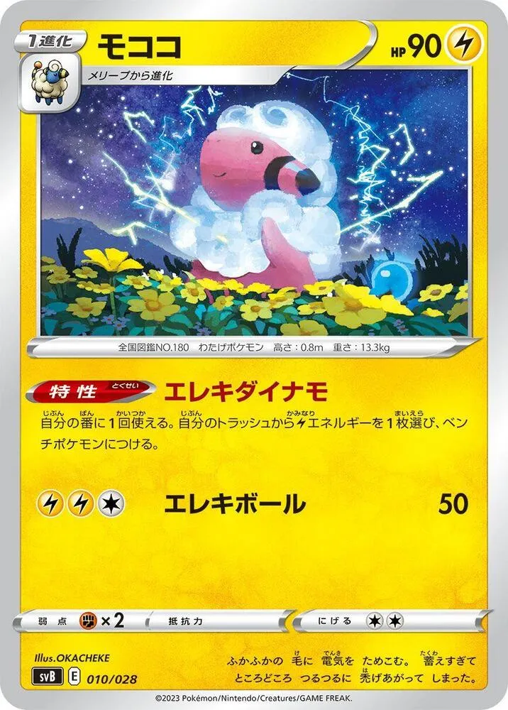 Front of Flaaffy 10, プレミアムトレーナーボックスex Japanese