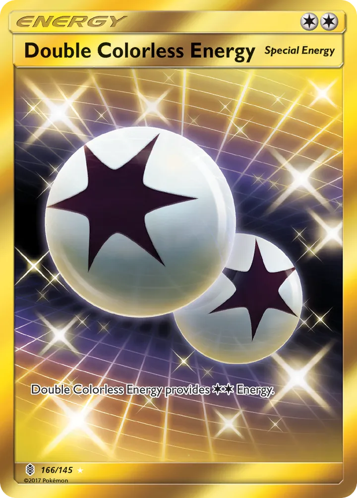 Sun & Moon—Guardians Rising 영어판 Double Colorless Energy 166 카드 앞면