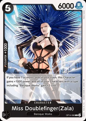 Miss Doublefinger(Zala) OP14-086 ¥13