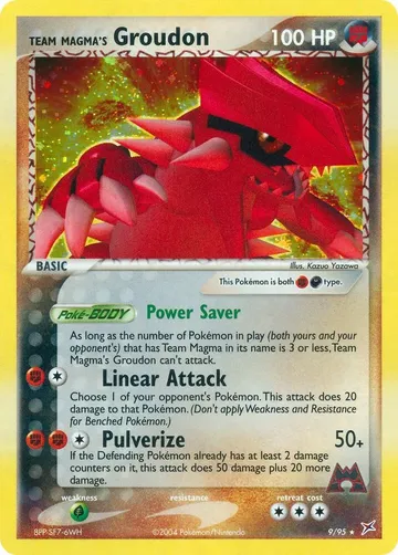 Team Magma's Groudon 9 ¥23,825