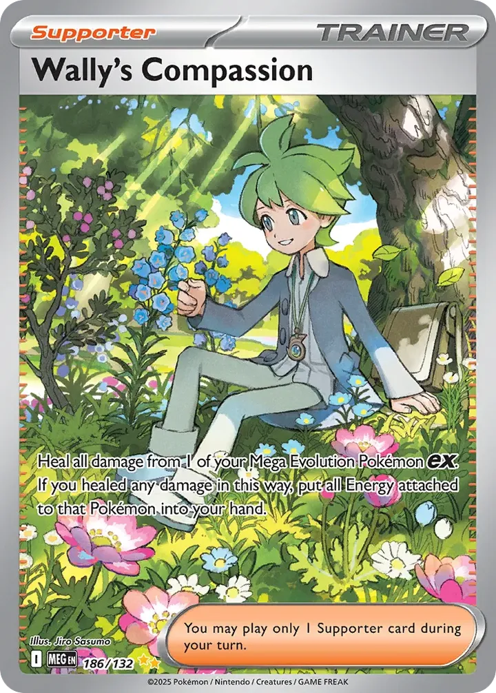 Mega Evolution 英語版 Wally's Compassion 186 カード表面