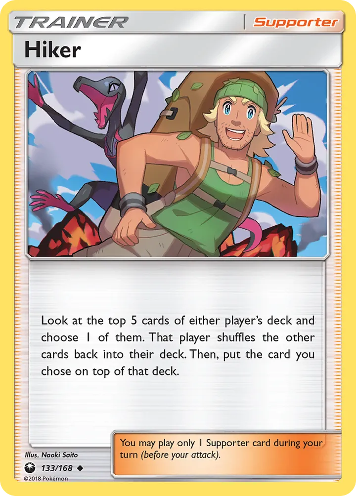 Sun & Moon—Celestial Storm 영어판 Hiker 133 카드 앞면