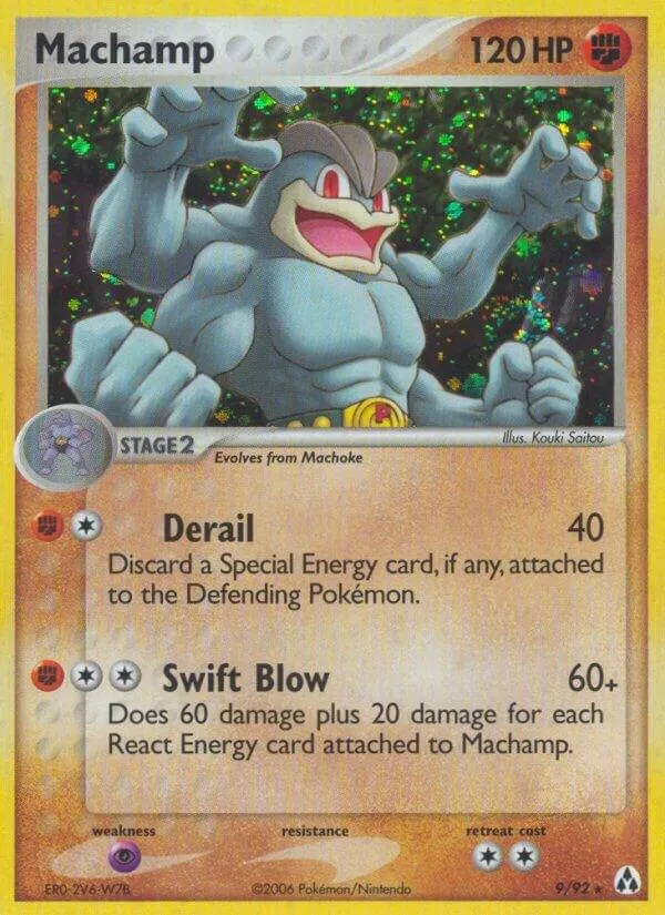 EX Legend Maker 英語版 Machamp 9 カード表面