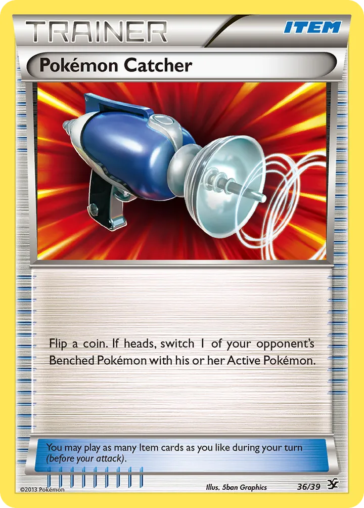 Kalos Starter Set 英語版 Pokémon Catcher 36 カード表面
