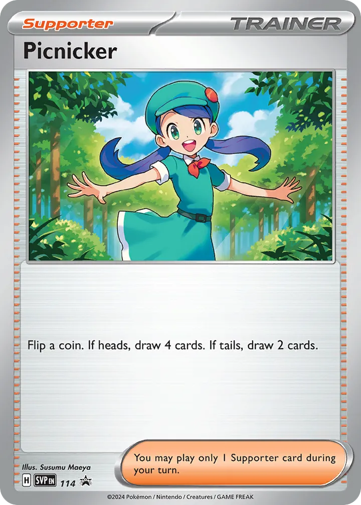 SVP Black Star Promos 英語版 Picnicker 114 カード表面