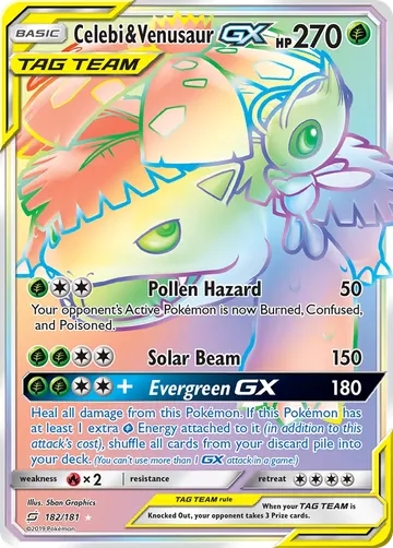 Celebi & Venusaur GX 182 $146.60
